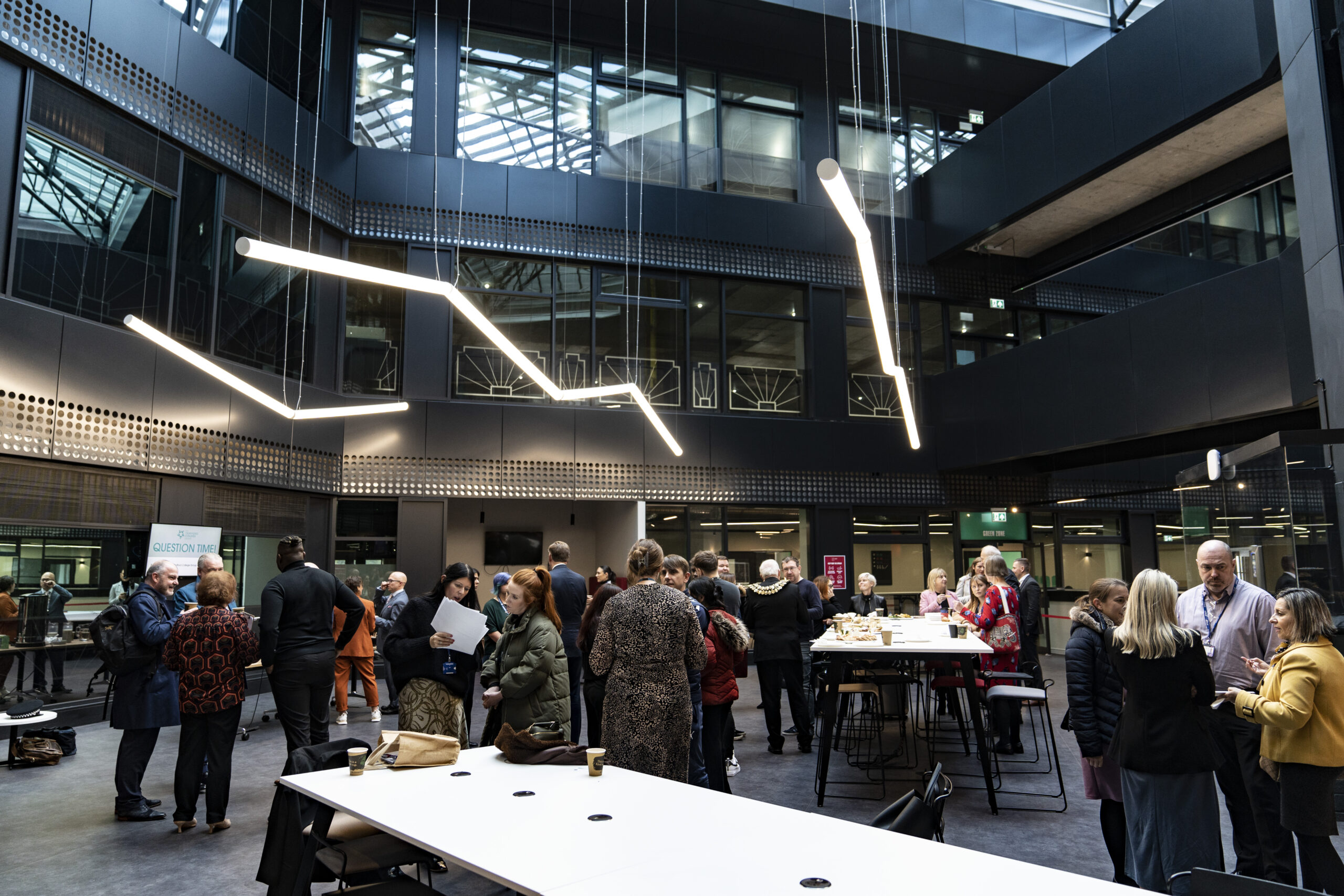 Dignitaries' reception at the Student Question Time event